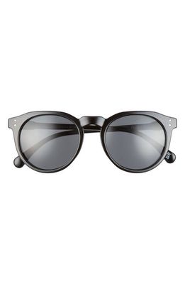 AIRE Nucleus V2 53mm Round Sunglasses in Black