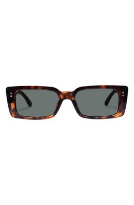 AIRE Orion 53mm Rectangular Sunglasses in Dark Tort 