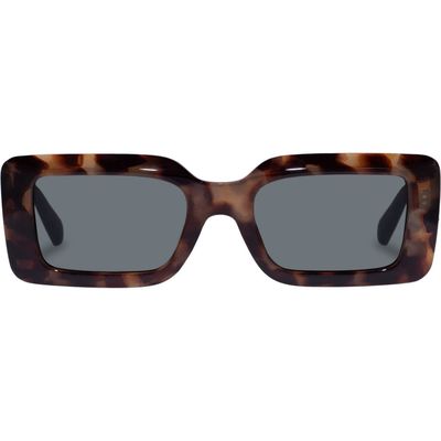 AIRE Parallax 50mm Rectangular Sunglasses in Dark Tort 