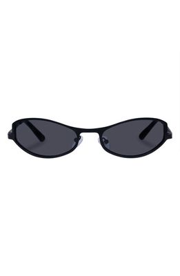 AIRE Retrograde 55mm Oval Sunglasses in Matte Black