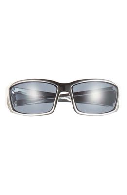 AIRE Scorpian 66mm Wrap Sport Sunglasses in Brown /Smoke Mono