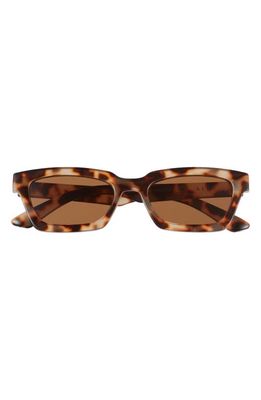 AIRE Sculptor 50mm Rectangular Sunglasses in Tort /Brown Mono