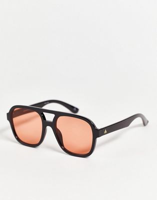 AIRE whirlpool aviator sunglasses in black tan