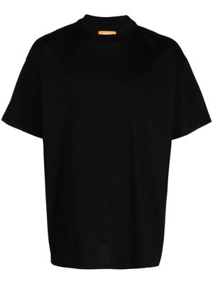 AIREI crew-neck organic cotton T-shirt - Black