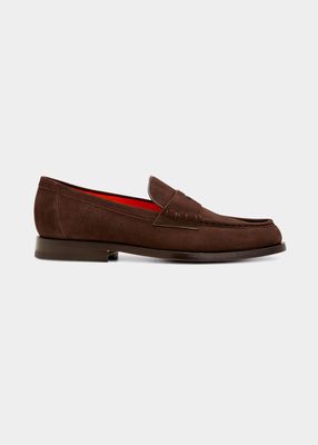 Airglow Classic Suede Penny Loafers