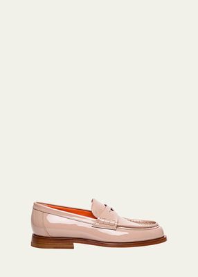 Airglow Patent Leather Penny Loafers