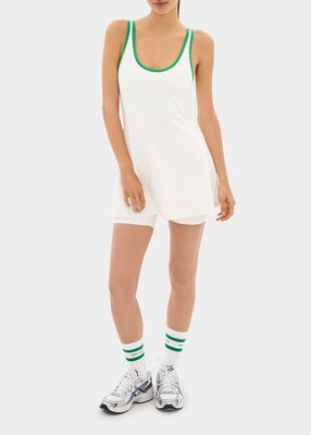 Airweight Contrast-Trim Tennis Dress