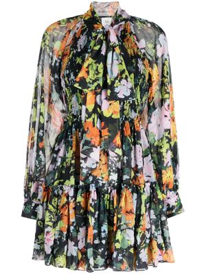 Aje bow-detailed floral-print dress - Multicolour