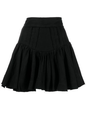 Aje Reverb Flip mini skirt - Black