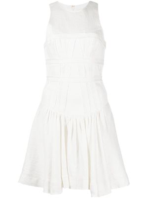 Aje Tidal Corset mini dress - White