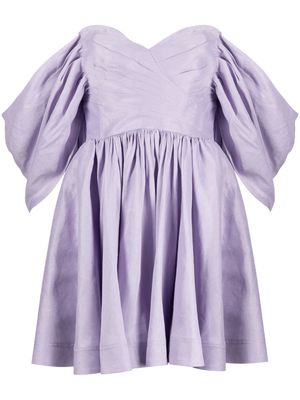 Aje Zorina off-shoulder minidress - Purple