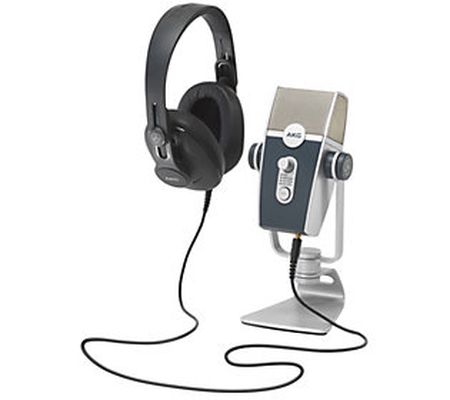 AKG Podcaster Essentials Lyra Microphone w/ AKG K371 Headphone