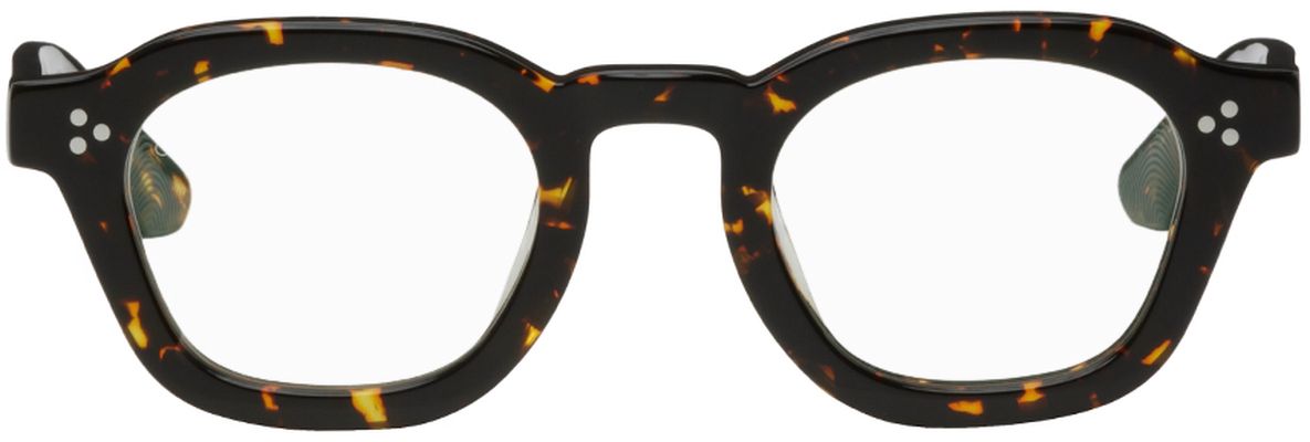 AKILA Tortoiseshell Logos Glasses