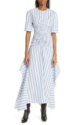 Aknvas Kemper Stripe Dress in Light Blue Stripe