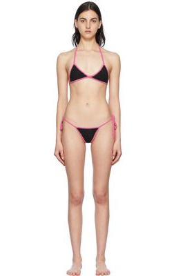 Akoia Black & Pink Cerah Bikini