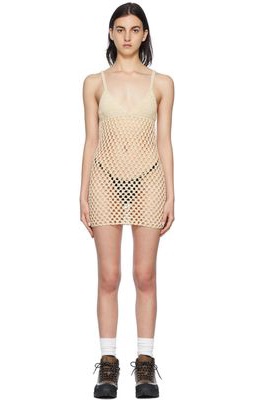 Akoia SSENSE Exclusive Beige Cover-Up Dress
