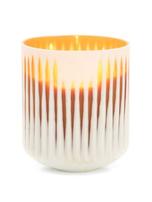 Akosua Serengeti Small Candle - White - White