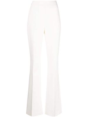Akris high-waisted flared trousers - White