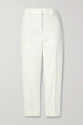 Akris - Maxima Stretch-cotton Tapered Pants - Ivory