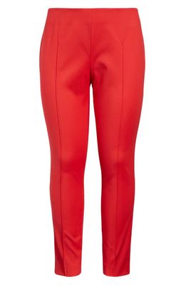 Akris Melissa Techno Cotton Blend Pants in Red