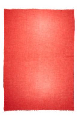 Akris Oversize Cashmere & Silk Scarf in 066 Red