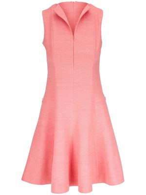 Akris Punto cotton-silk sleeveless dress - Pink