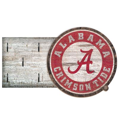 Alabama Crimson Tide 6" x 12" Mounted Key Holder