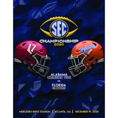 Alabama Crimson Tide vs. Florida Gators 2020 SEC Football Championship Gameday Program