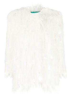 ALABAMA MUSE faux-fur jacket - White