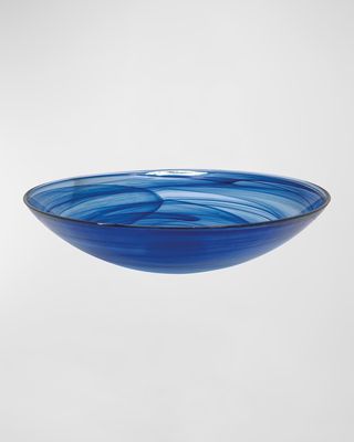 Alabaster Cobalt Serving Bowl