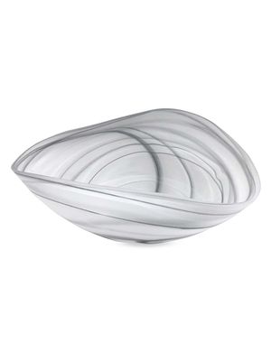 Alabaster Matte Decorative Bowl - White - White
