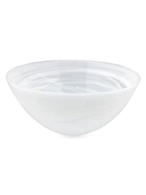 Alabaster Medium Bowl - White - White