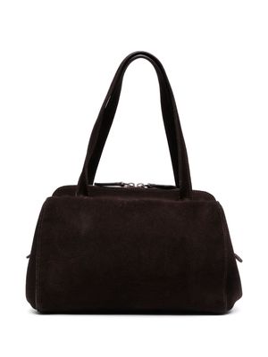 Alaïa Pre-Owned 2000s suede two-way bag - Brown
