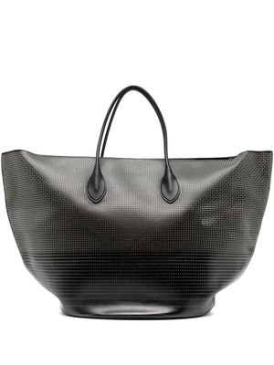 Alaïa Pre-Owned large stud-embellished tote bag - Black