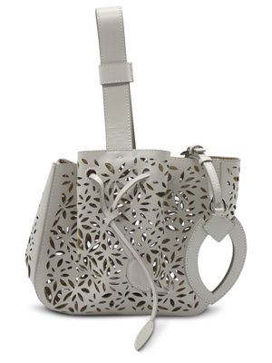 Alaïa Pre-Owned Mina cut-out buket bag - Grey