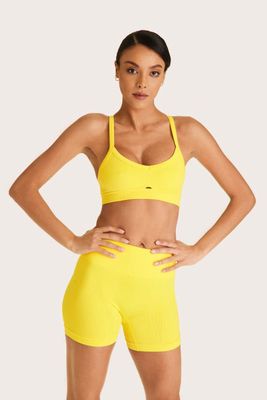 ALALA Barre Cami Bra in Yellow 