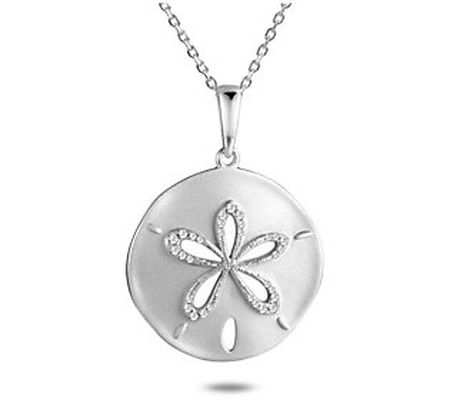 Alamea Sterling Sand Dollar Pendant with Chain