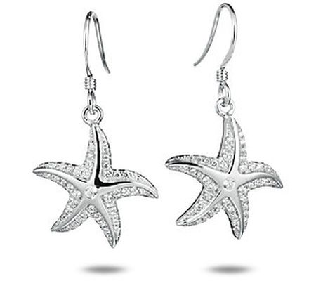 Alamea Sterling Silver Starfish Dangle Earrings