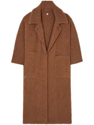 Alanui A Finest oversized cardi-coat - Brown