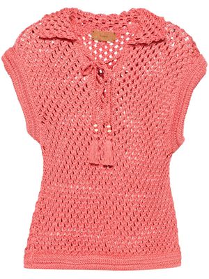 Alanui A Love Letter To India top - Pink