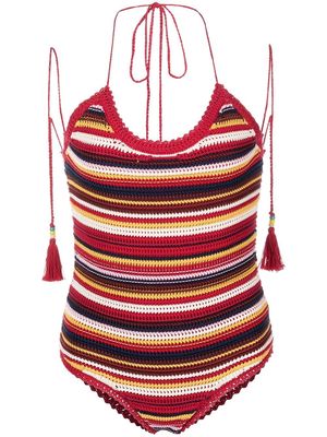 Alanui Beach Break crochet swimsuit - 8585 MULTICOLOR MULTICOLOR