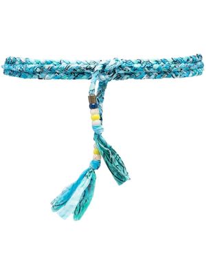 Alanui braided Bandana belt - Blue