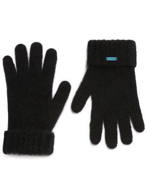 Alanui Finest cashmere-blend gloves - Black