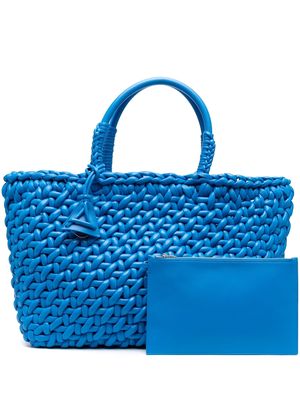 Alanui Icon leather tote bag - Blue