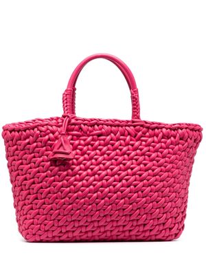 Alanui Icon leather tote bag - Pink