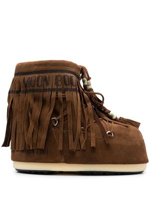 Alanui Icon low snow boots - Brown