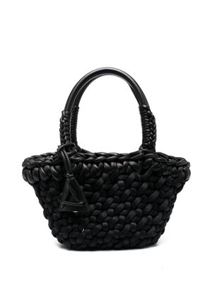 Alanui Icon small raffia tote bag - Black