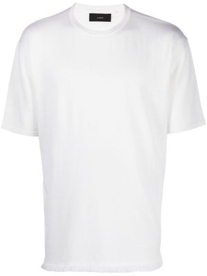 Alanui knitted short-sleeve T-shirt - White