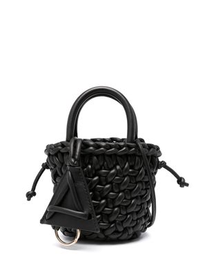 Alanui mini Icon leather bag - Black