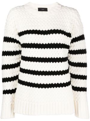 Alanui The Mariner striped wool jumper - Neutrals